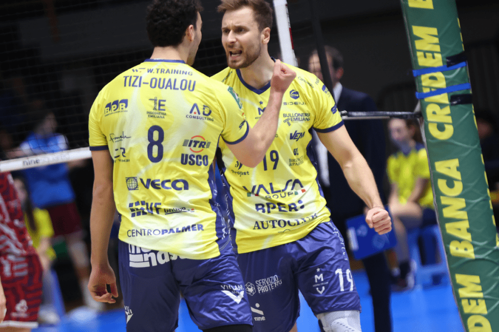 Paul Buchegger domine le championnat italien au service avec 57 aces. (LegaVolley)