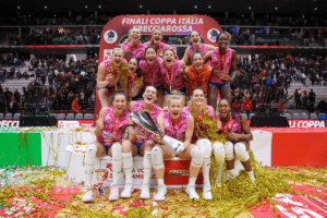 Conegliano a décroché la Coupe d’Italie pour la huitième fois de son histoire. (LegaVolley)