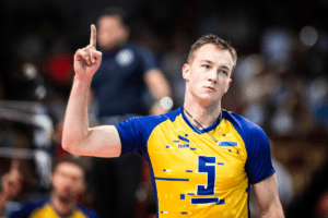 Oleh Plotnytskyi faisait partie de l’équipe type de la Ligue des champions 2025. (Volleyballworld)