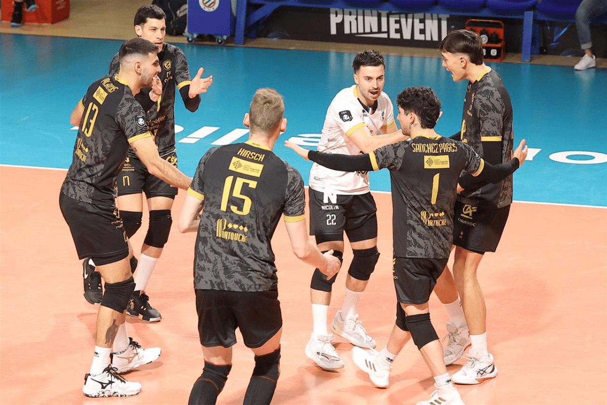 Montpellier a remporté trois victoires en Ligue des Champions, une face à chacun des adversaires de son groupe. (CEV)