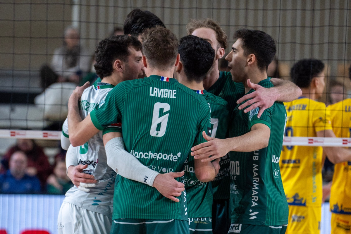 Tourcoing a signé ce soir sa 17e victoire en Marmara SpikeLigue. (LNV - Tourcoing)