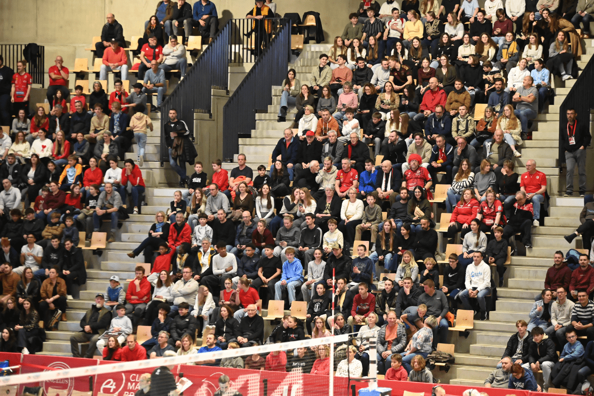 Chaumont se classe au neuvième rang des affluences du championnat. (LNV - Chaumont)