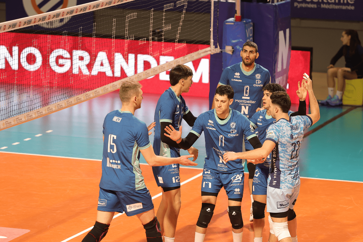 Montpellier a remporté son seizième match de la saison en Marmara SpikeLigue. (LNV - Montpellier)