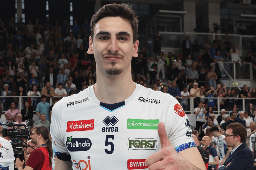 Même sans Michieletto, Trentino a terminé à la troisième place de la saison régulière. (LegaVolley)