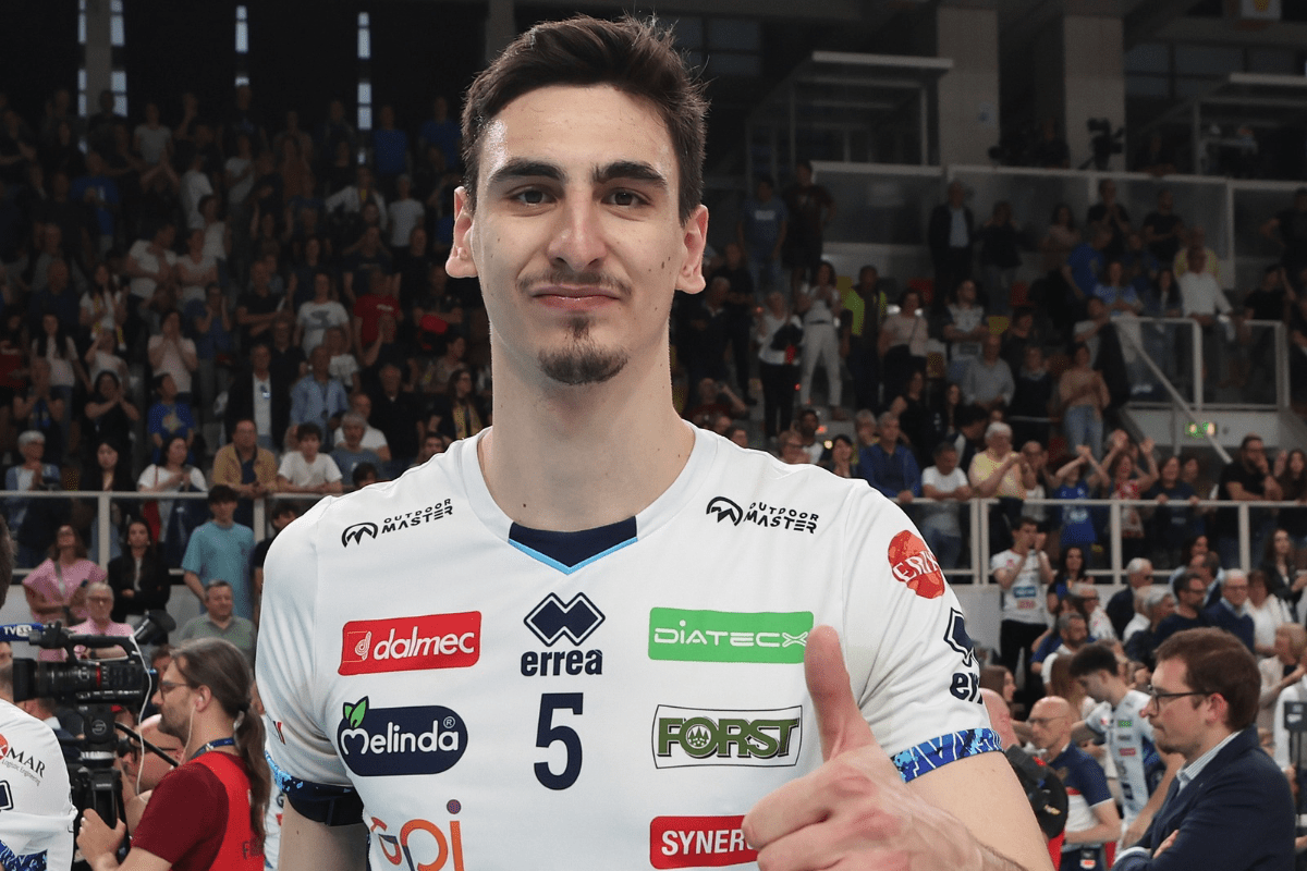 Même sans Michieletto, Trentino a terminé à la troisième place de la saison régulière. (LegaVolley)