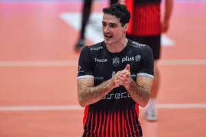 Yacine Louati sous le maillot de Rzeszow.