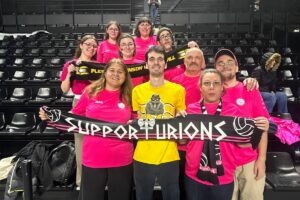 Photo des Supporturions après la victoire de Narbonne face au Plessis-Robinson