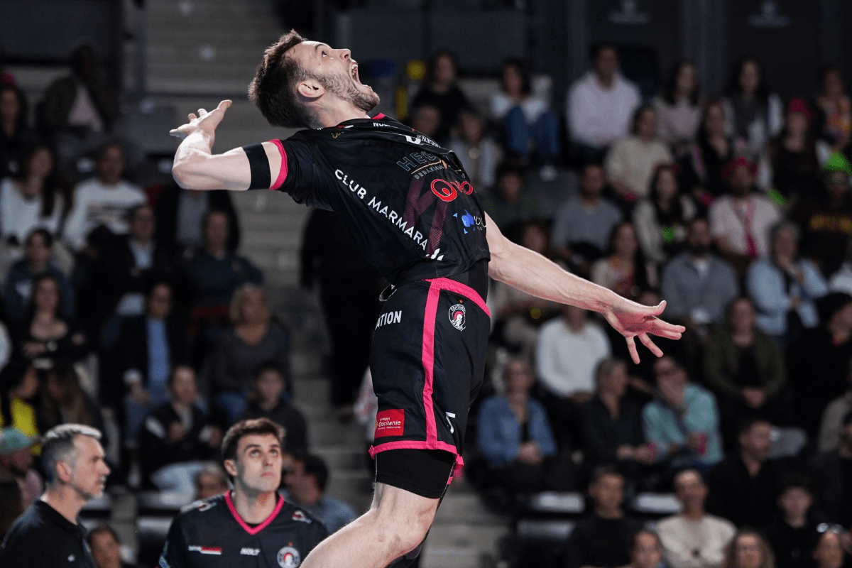 Narbonne a terminé la rencontre avec 58 % de réussite en attaque, contre 47 % pour Ajaccio. (LNV - Narbonne)