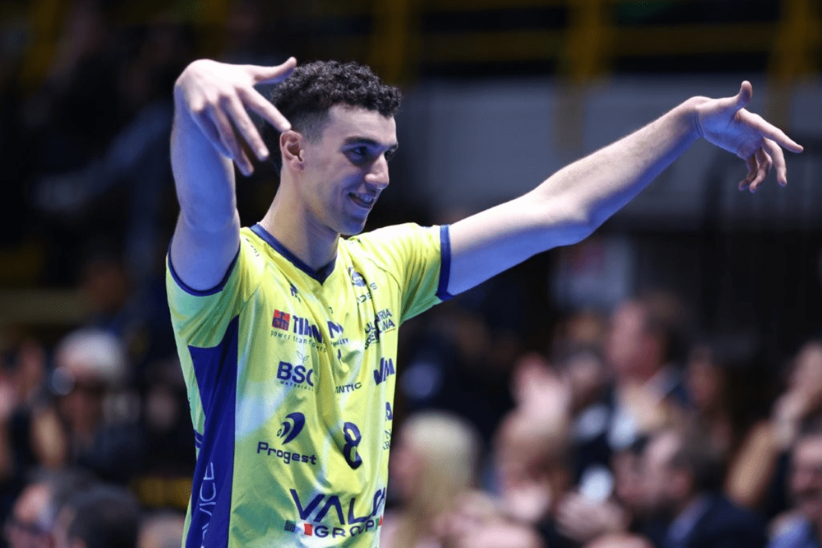Amir Tizi-Oualou devrait toujours évoluer à Modena la saison prochaine. (LegaVolley)