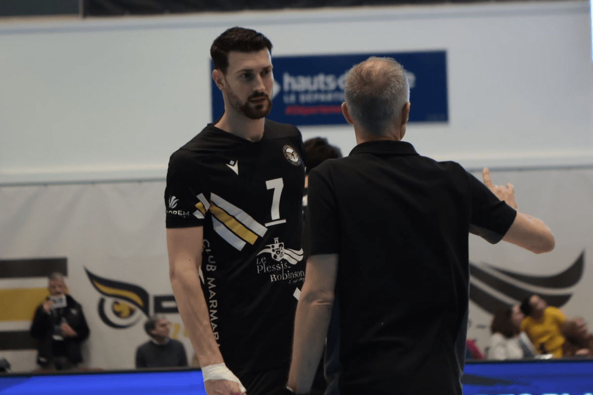 Raphaël Pascal, actuellement deuxième meilleur bloqueur, est prêt pour le derby. (LNV - Plessis-Robinson)