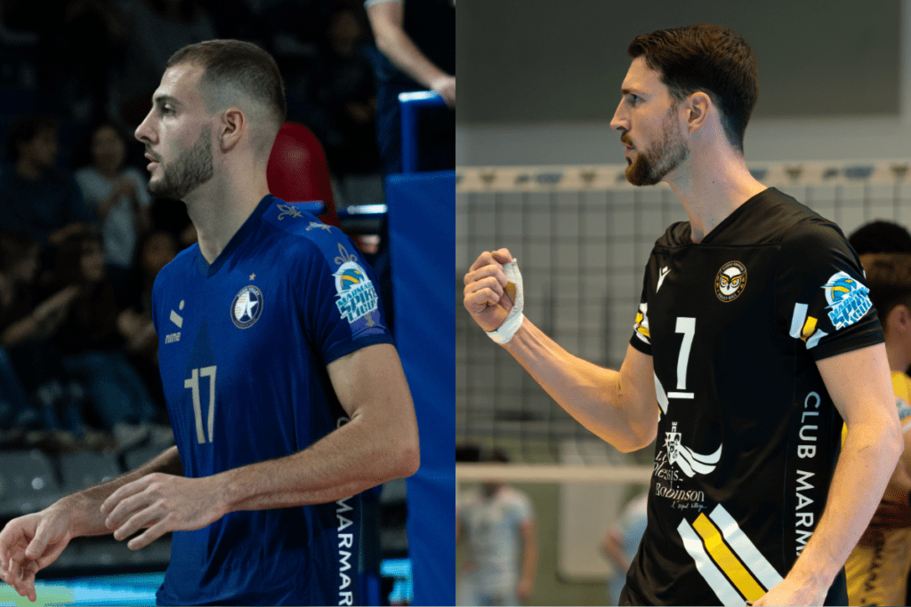 François Huetz et Raphaël Pascal s’affrontent ce soir pour le titre de meilleur bloqueur de la phase régulière de la Marmara Spikeligue (Leo Trimbur)