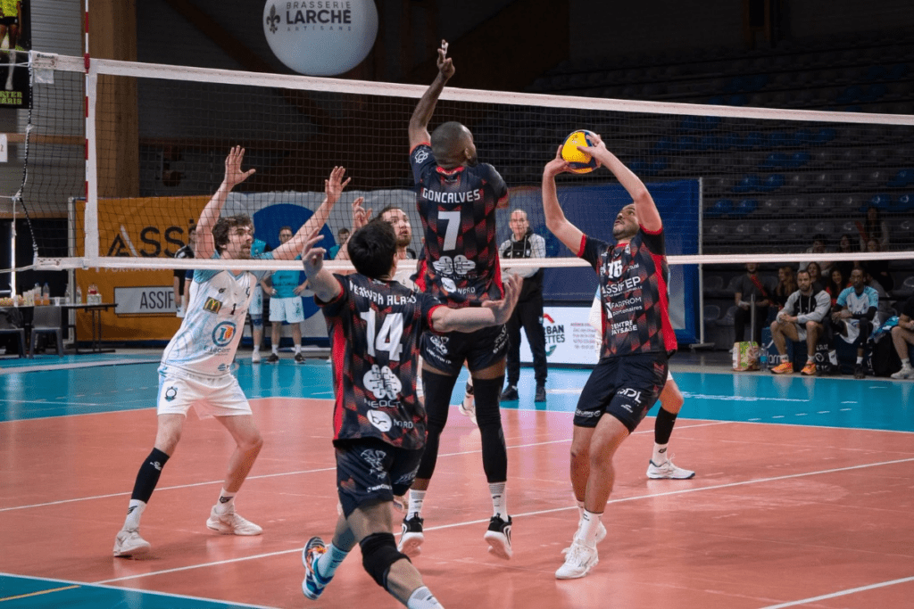 Harnes jouera en Ligue B lors de la prochaine saison. (Harnes VB - Yves Rivillon)
