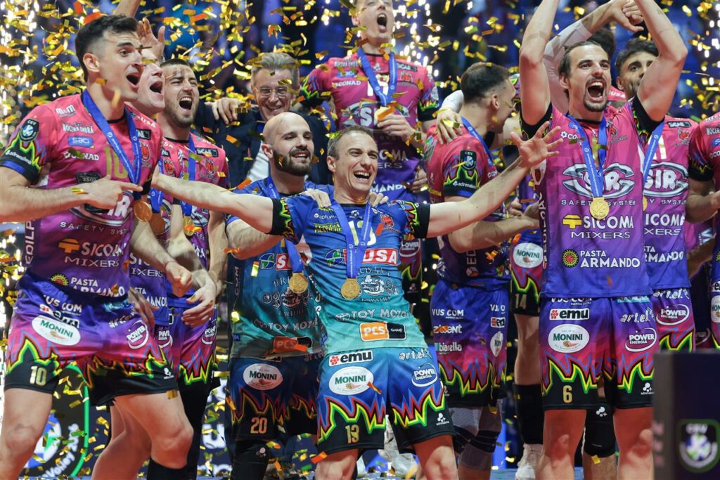 Perugia décroche la Ligue des champions pour la deuxième année de suite. (CEV)