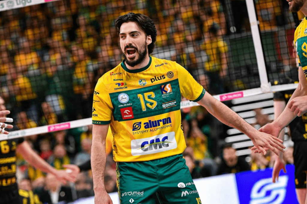 Miguel Tavares sera le seul Portugais à participer au dernier carré de la Ligue des champions cette saison. (Zawiercie)