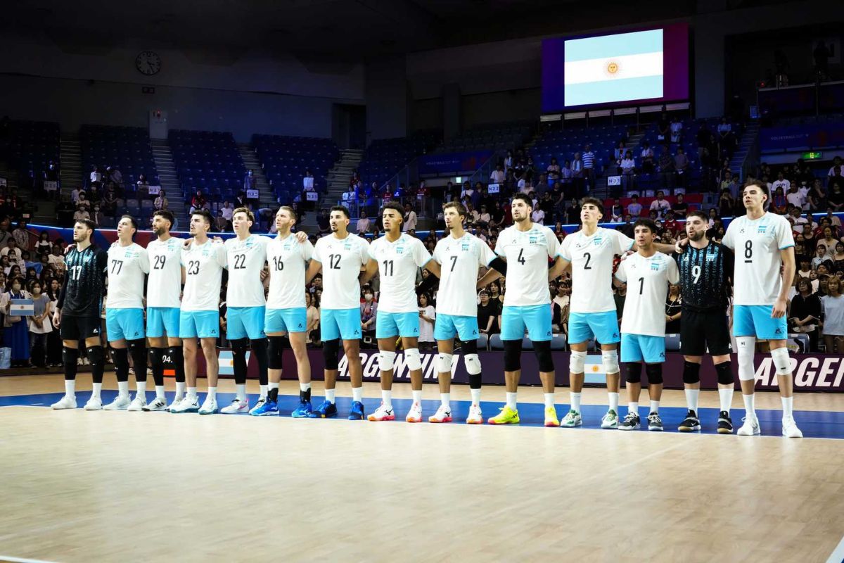 Les Argentins chantant l'hymne national