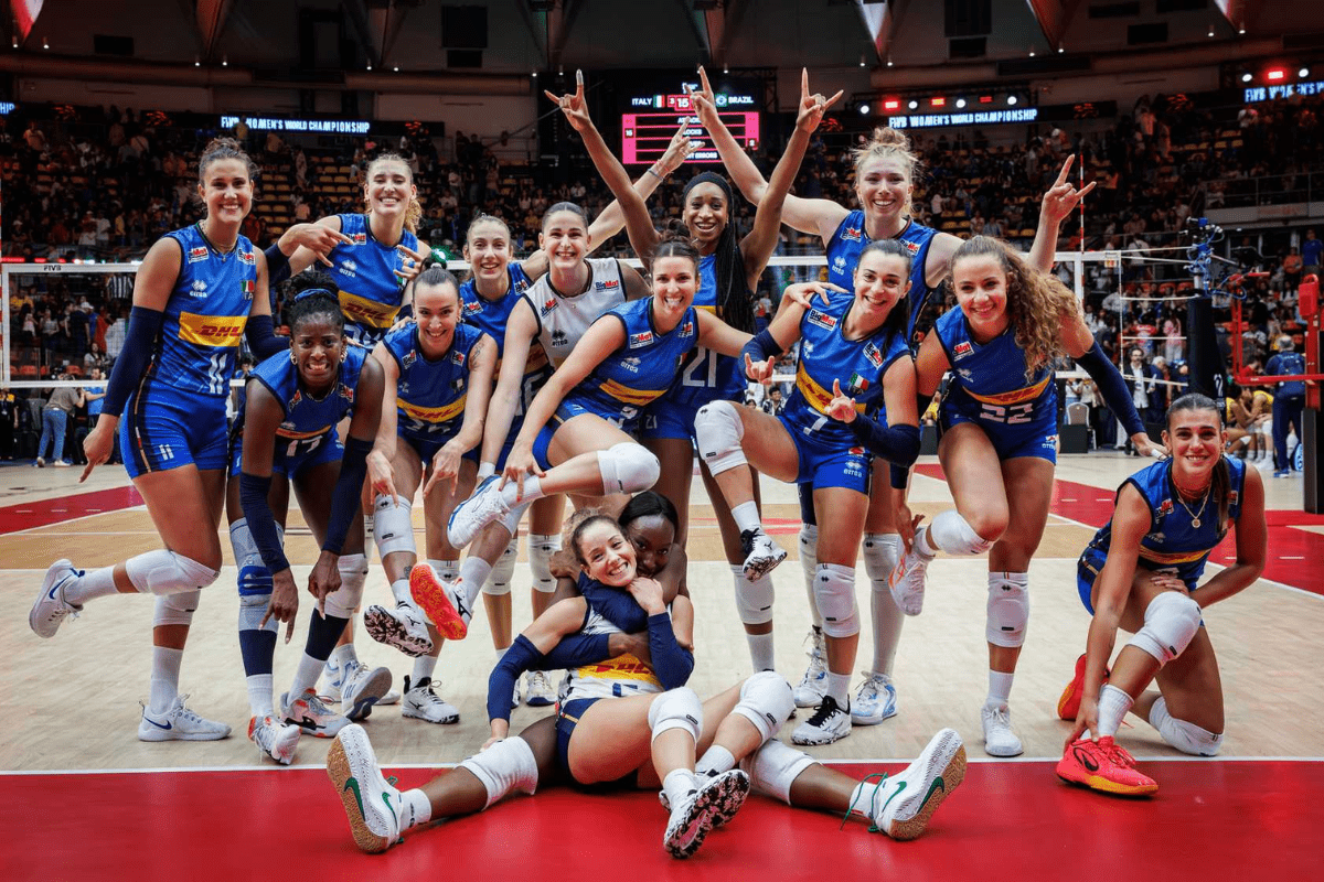 L'italie lors des championnats du monde