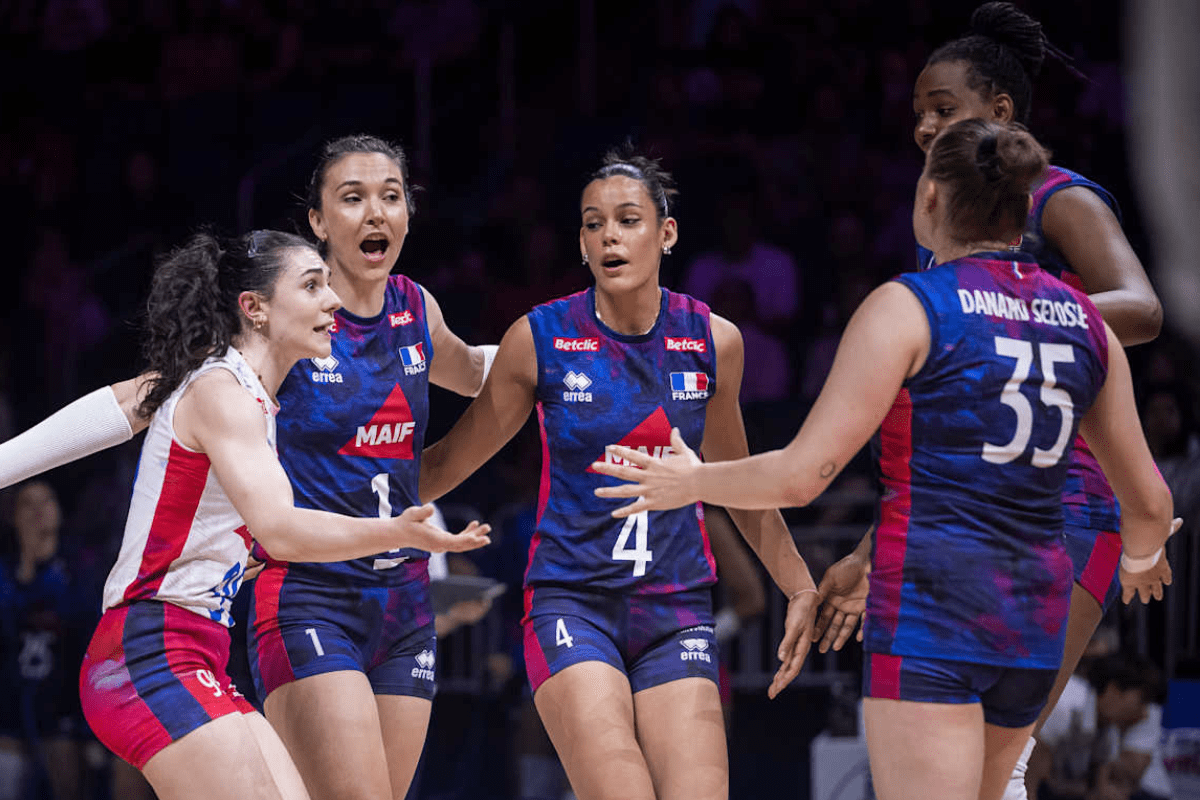 L’équipe de France joue son deuxième match de la VNL cette nuit. (Volleyballworld)
