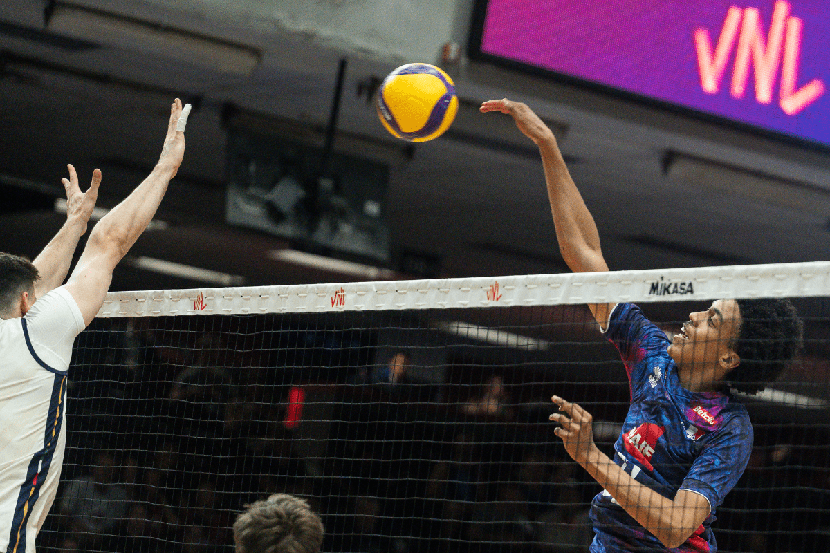 Daniel Iyegbekedo a inscrit 23 points au total lors de cette première étape. (Volleyballworld)