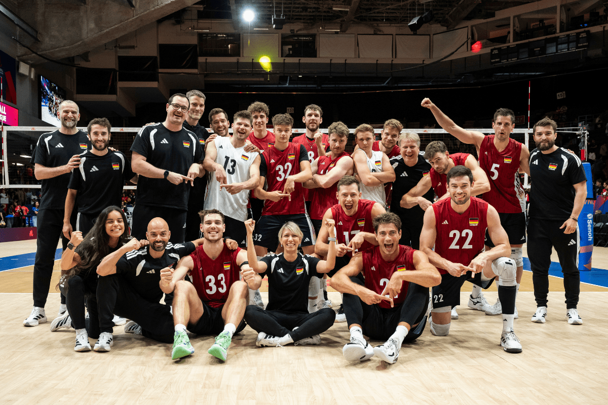 Équipe de l'Allemagne pour la 2e semaine de VNL masculine. (Volleyballworld)
