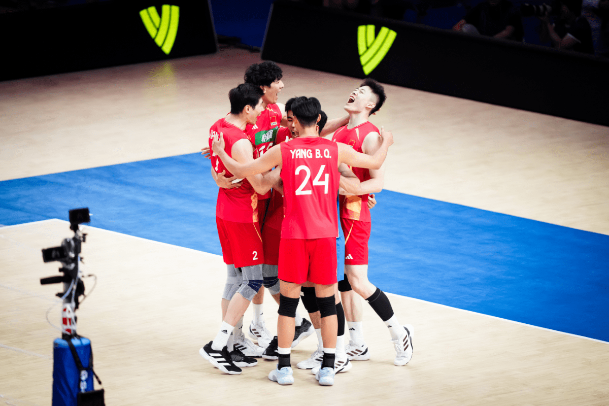 Équipe de la Chine pour la 2e semaine de VNL masculine. (Volleyballworld)