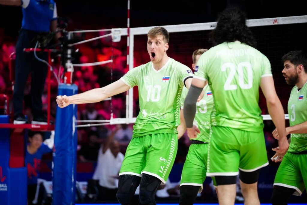 Équipe de la Slovénie pour la 2e semaine de VNL masculine