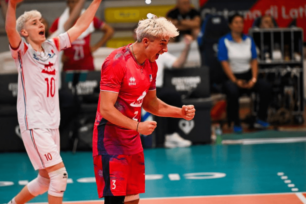 L'équipe de France doit encore affronter l'Allemagne, les Pays-Bas, la Roumanie et la Belgique lors de la phase de groupes. (CEV)