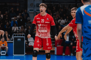 Lukas Bergmann joue en Italie depuis 2025. (LegaVolley)