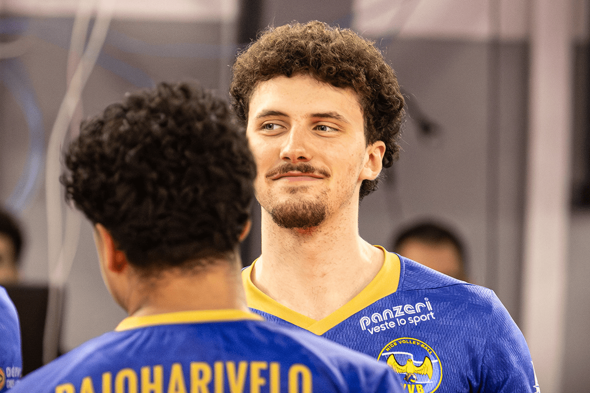 Shay Liberman a été élu meilleur réceptionneur-attaquant de l’Euro U22 cette année. (Elea Pantalacci)