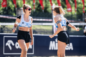 Lézana Placette et Alexia Richard se sont inclinées face aux Suisses Brunner/Hüberli (CEV)