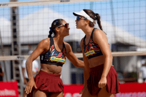 Le duo Vieira et Chamereau lors d’un match de BPT Elite Rio de Janeiro