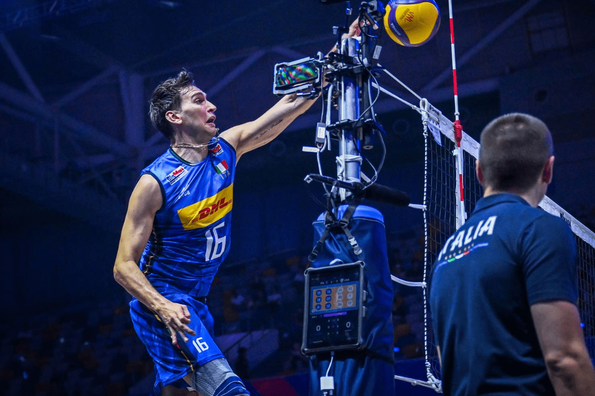 Yuri Romano avec l'Italie