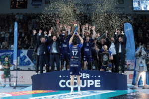 Tours a remporté la dernière Supercoupe masculine. (LNV - Tours)