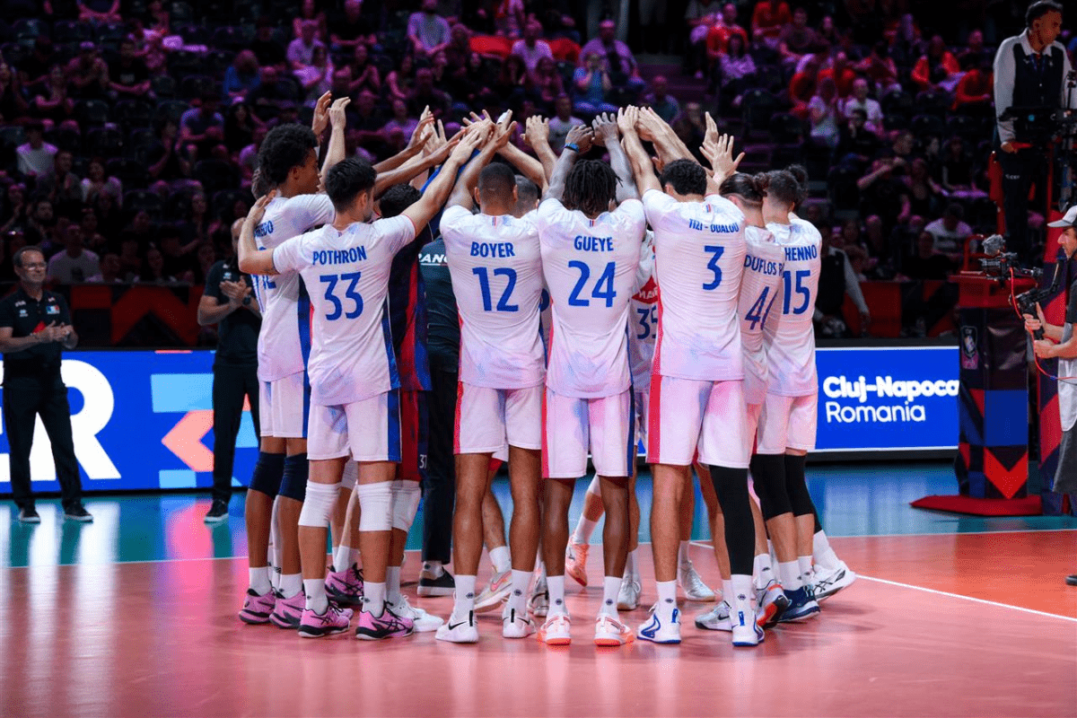 L’équipe de France n’a concédé qu’un seul set en phase de groupes. (CEV)