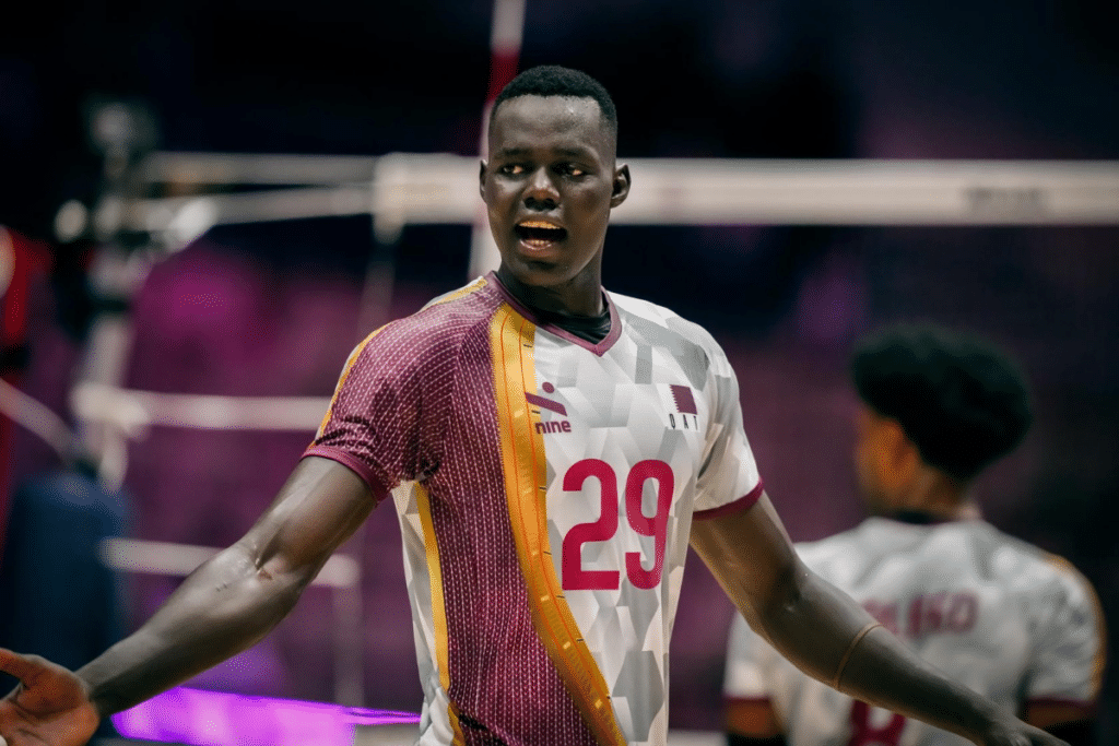 Mubarak Musa Thiik Madut, phénomène du 21e siècle. (Volleyballworld)
