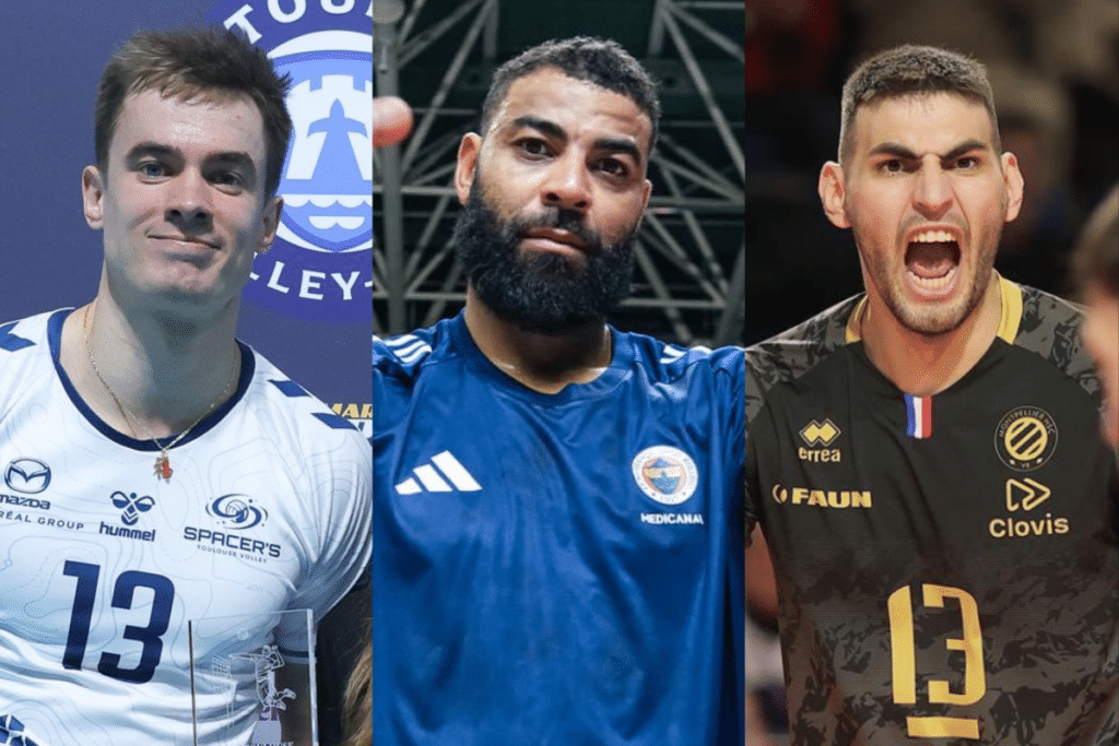 La liste des capitaines de la première division masculine. (LNV, Fenerbahce, CEV)