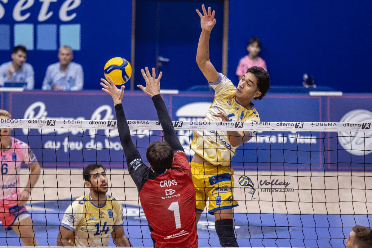 Jean-Marc Kalato, titulaire face à Chaumont (Volleytimes)