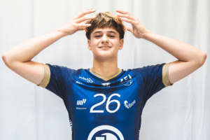 Yanis Marion, le plus jeune joueur à avoir foulé un terrain de première division. (LNV - Saint-Nazaire)